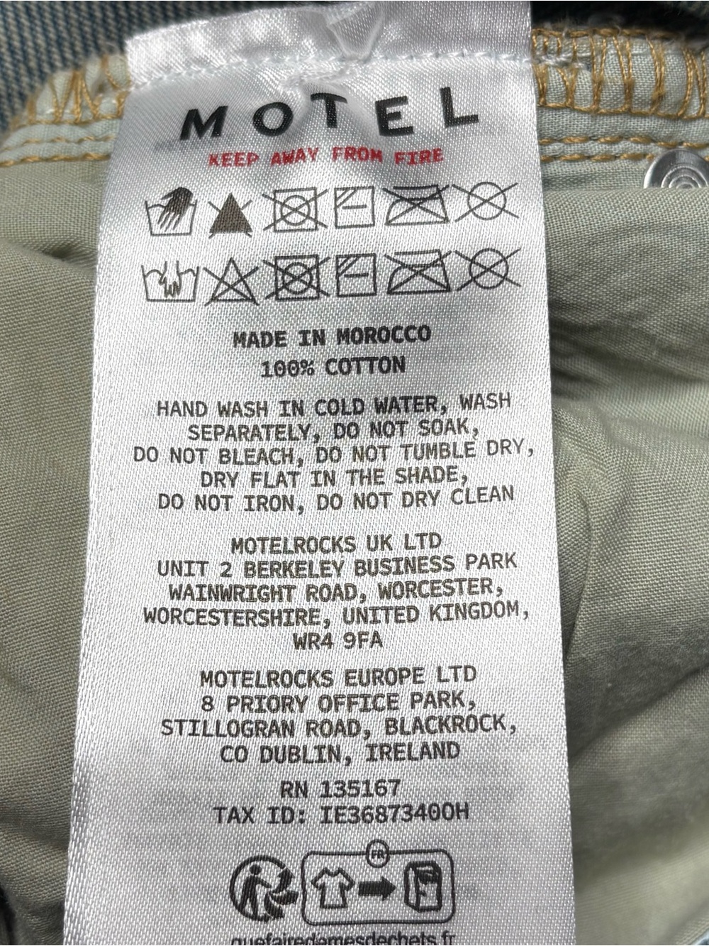 Motel Low Rise Parallel Jeans - Picture 6 of 7
